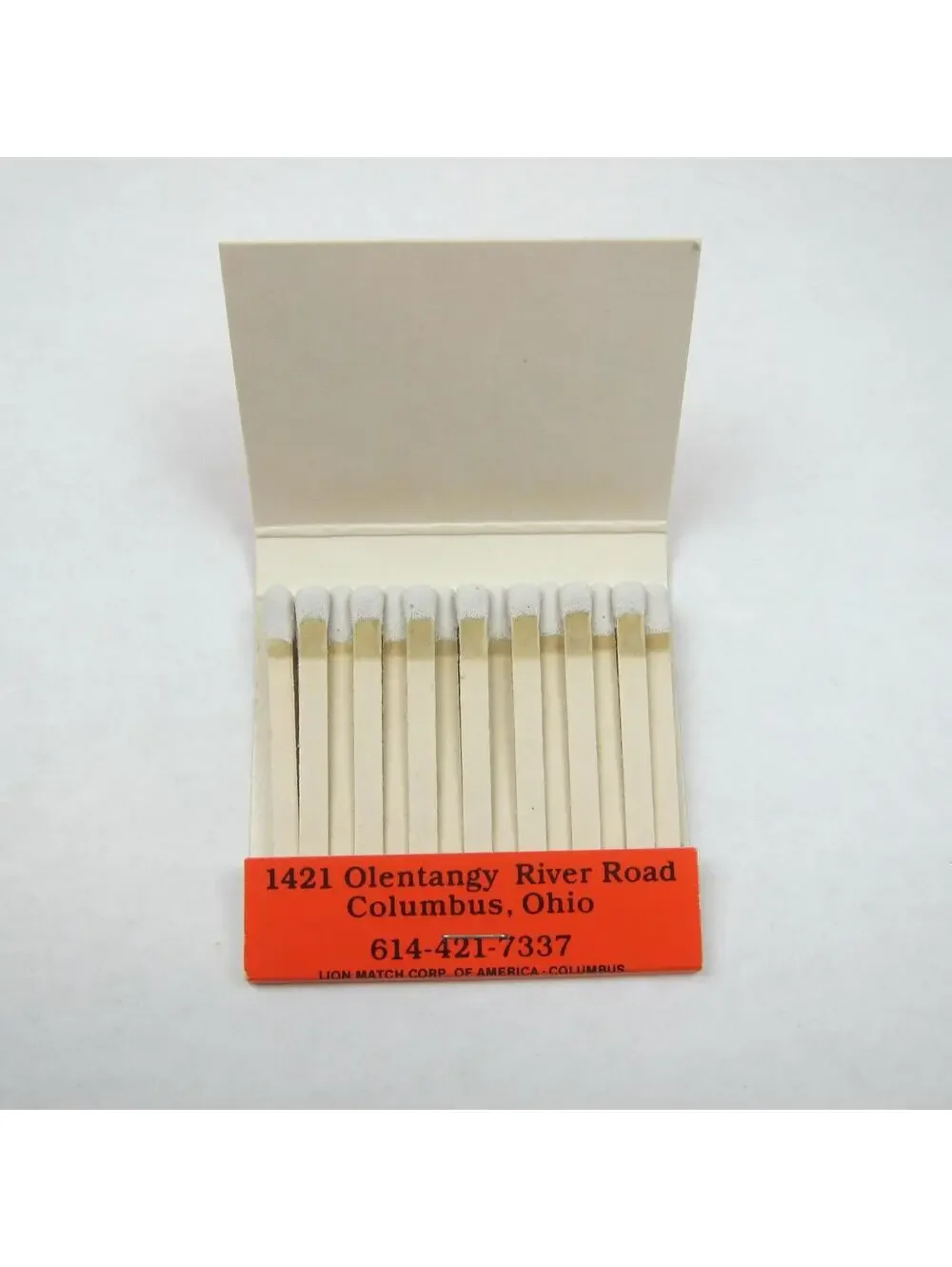3 Vintage Matchbooks Jai Lai Ding Ho Columbus Ohio Restaurants & Scot's Inn Ohio